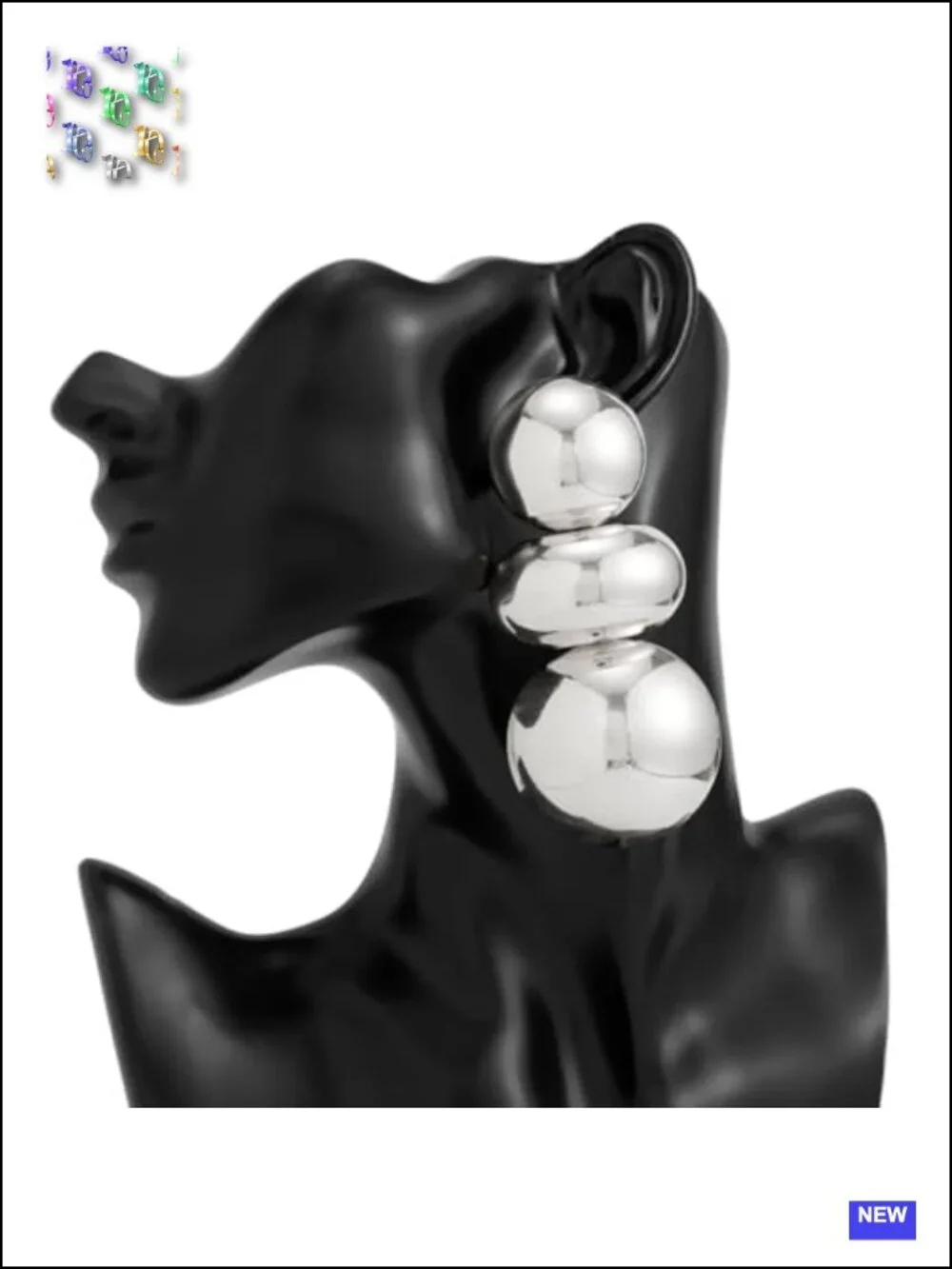 14K Gold Irregular Ball Dangle Earrings Chunky Nugget Earrings for Women Trendy